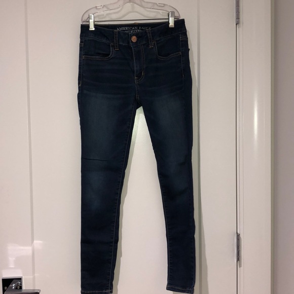 Dark blue skinny jeans (jegging style) - Picture 5 of 7